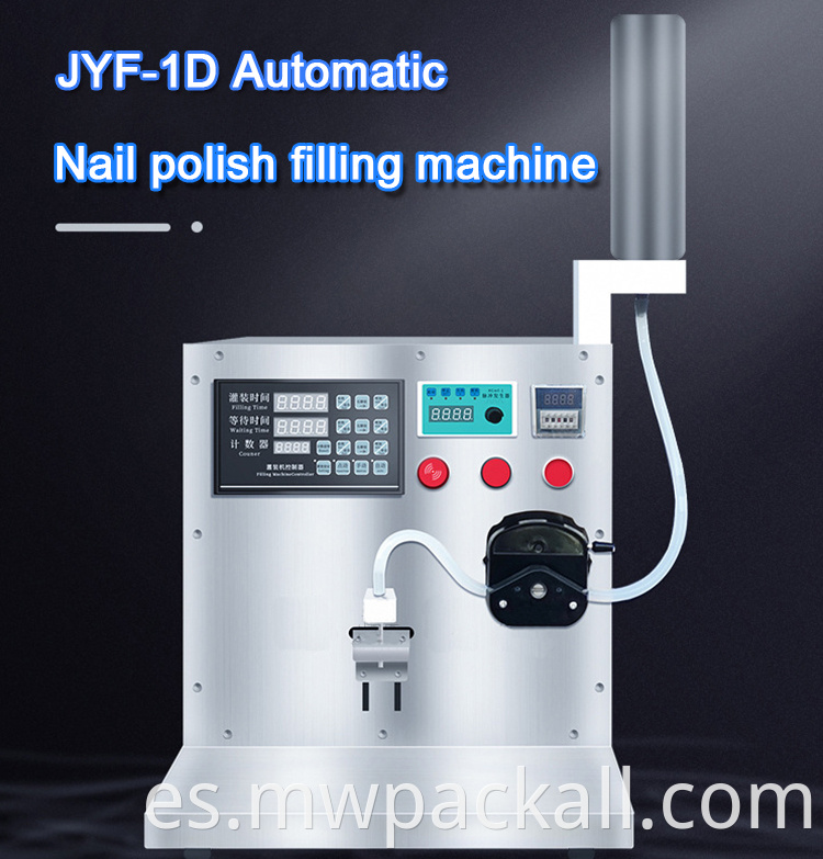 Máquina de relleno de gel UV de gel de gel de esmalte de uñas de mayor precisión.